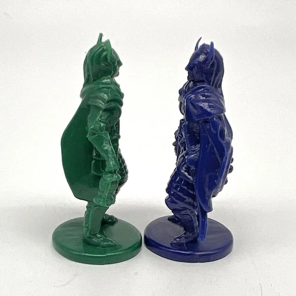 Key To the Kingdom 1992 Adventure Warriors Replacement PARTS Blue & Green Pawns